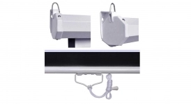 پرده نمایش دستی پروژکتور اسکوپ سایز 180x180 سانتی متر