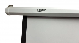 پرده نمایش برقی پروژکتور اسکوپ پارچه عالی سایز 150x 150 سانتی متر