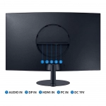 مانیتور خمیده سامسونگ مدل LC27T550FD-M سایز 27 اینچ