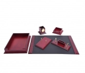 ست لوازم رومیزی اداری چوبی 6 تیکه کد 187606