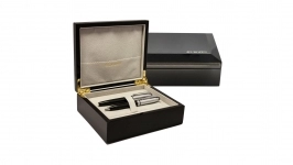 ست خودکار و خودنویس یوروپن مدل Fort طرح نیمه مشکی استیل ست خودکار و خودنویس یوروپن مدل Fort طرح نیمه مشکی استیل