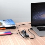 هاب 7 پورت USB 3.0 شفاف اوریکو مدل F7U-U3 هاب 7 پورت USB 3.0 شفاف اوریکو مدل F7U-U3