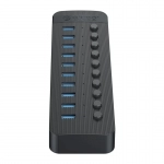 هاب 10 پورت کلیددار USB3.0 اوریکو مدل CT2U3-10AB هاب 10 پورت کلیددار USB3.0 اوریکو مدل CT2U3-10AB