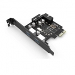 هاب کارتی 2 پورت USB 3.0 اوریکو مدل PME-4UI