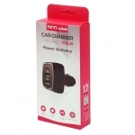 شارژر فندکی تسکو مدل TCG35 با کابل تبدیل MicroUSB