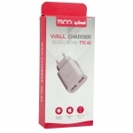شارژر دیواری تسکو مدل TTC 62 با کابل تبدیل Micro USB