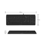 کیبورد باسیم ای فورتک مدل FK15