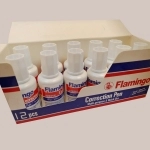 لاک غلط گیر فرچه ای فلامینگو حجم 12 میلی لیتر