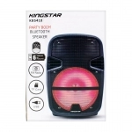 اسپیکر بلوتوثی و پارتی بوم کینگ استار مدل KBS410 اسپیکر بلوتوثی و پارتی بوم کینگ استار مدل KBS410