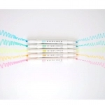 ماژیک علامت گذار دو سر زبرا مدل Mildliner بسته 5 عددی