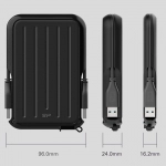 هارد اکسترنال سیلیکون پاور مدل Armor A66 ظرفیت 4 ترابایت