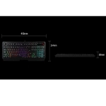 کیبورد مخصوص بازی ای فورتک مدل Bloody Q135