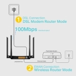 مودم روتر VDSL/ADSL بی سیم AC1200 تی پی لینک مدل Archer VR300 مودم روتر VDSL/ADSL بی سیم AC1200 تی پی لینک مدل Archer VR300