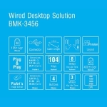 کیبورد و ماوس باسیم بیاند مدل BMK-3456 کیبورد و ماوس باسیم بیاند مدل BMK-3456