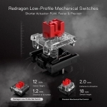 کیبورد مخصوص بازی ردراگون مدل K622 Horus RGB کیبورد مخصوص بازی ردراگون مدل K622 Horus RGB