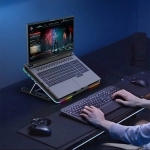 پایه خنک کننده لپ تاپ کول کلد مدل F5-RGB پایه خنک کننده لپ تاپ کول کلد مدل F5-RGB