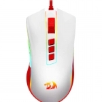 ماوس گیمینگ ردراگون مدل COBRA Red White M711C
