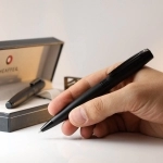 ست خودکار و خودنویس شیفر مدل 300 مشکی گیره مشکی