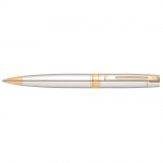 ست خودکار و خودنویس شیفر مدل 300 تمام استیل گیره طلایی