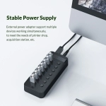 هاب 7 پورت USB3.0 اوریکو مدل CT2U3-7AB