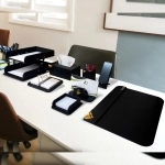 ست رومیزی اداری 8 تیکه آونگ دکو مدل M7 رنگ مشکی