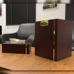 ست لوازم اداری 2 تیکه آونگ دکو مدل T8 رنگ قهوه ای ست لوازم اداری 2 تیکه آونگ دکو مدل T8 رنگ قهوه ای