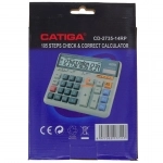 ماشین حساب رومیزی کاتیگا مدل CD-2735-14RP