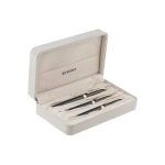 ست خودکار و خودنویس و روان نویس یوروپن مدل Ring طرح مشکی مات گیره زرد ست خودکار و خودنویس و روان نویس یوروپن مدل Ring طرح مشکی مات گیره زرد