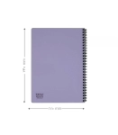 دفتر دوخط 60 برگ پاپکو کد NB-615E