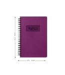 دفتر یادداشت دو خط 100 برگ پاپکو کد NB-643BC