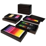 ست هنری فابرکاستل Art & Graphic Limited Edition جعبه چوبی پنج‌طبقه کد 110052