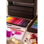ست هنری فابرکاستل Art & Graphic Limited Edition جعبه چوبی پنج‌طبقه کد 110052