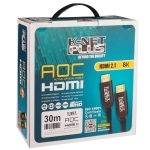 کابل HDMI 2.1 فیبر نوری کی نت پلاس مدل KP-CHAOC21300  کد KP-A161 به طول 30 متر