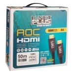 کابل HDMI 2.1 فیبر نوری کی نت پلاس مدل KP-CHAOC21500  کد KP-A163 به طول 50 متر
