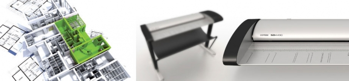 اسکنر نقشه سیاه و سفید SD4490 کانتکس
