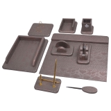 ست لوازم اداری رومیزی طرح پوست ماری کد 520