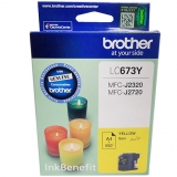 کارتریج جوهرافشان زرد برادر مدل LC673