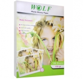 کاغذ فتوگلاسه ولف سایز A4 وزن 115 گرم 100 برگ