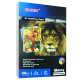 کاغذ فتوگلاسه لاکی سایز A4 وزن 260 گرم 20 برگ