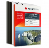 کاغذ فتوگلاسه آگفا سایز 10x15 وزن 180 گرم 20 برگ