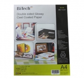 کاغذ فتوگلاسه بایتک سایز A4 وزن 260 گرم 100 برگ دوطرفه