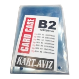 طلق کارت سینه عمودی B2 بسته 50 عددی