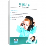کاغذ های گلاسه ولف سایز A4 وزن 135 گرم 100 برگ