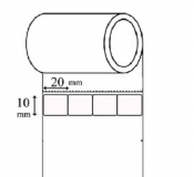 لیبل کاغذی سایز 20*10 میلی متر