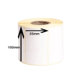 لیبل کاغذی سایز 100*35 میلی متر