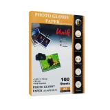 کاغذ فتوگلاسه براق 180 گرم یونیک سایز A3 بسته 100 برگ