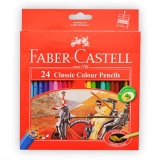 مداد رنگی 24 رنگ فابر کاستل مدل Classic بسته مقوایی