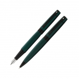 ست خودکار و خودنویس شیفر مدل 300 سبز تیره گیره PVD