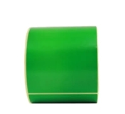 لیبل کاغذی تک ردیفه سبز سایز 95x125 میلی متر