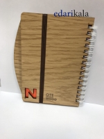 دفتر یادداشت بغل سیمی چوبی